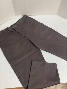 Haggar Mens 42-27 Brown Cotton Pants